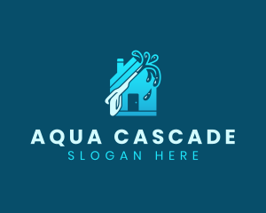 House Pressure Washer logo design