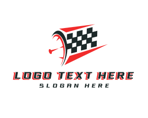 Speedometer Fast Race Logo