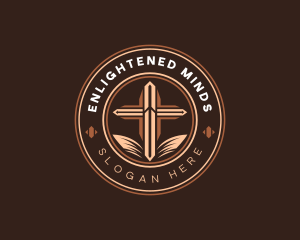 Cross Bible Religion logo