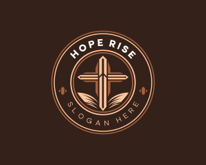 Cross Bible Religion logo