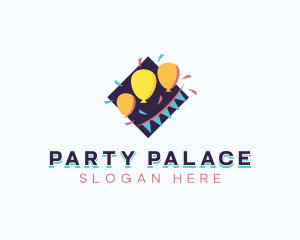 Festival Balloon Party logo design