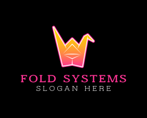Paper Crane Origami logo