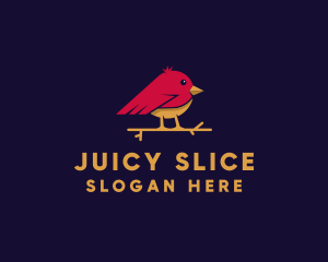 Little Finch Bird logo design