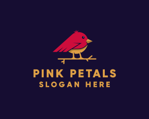 Little Finch Bird logo design