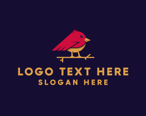 Cute Bird logo example 2