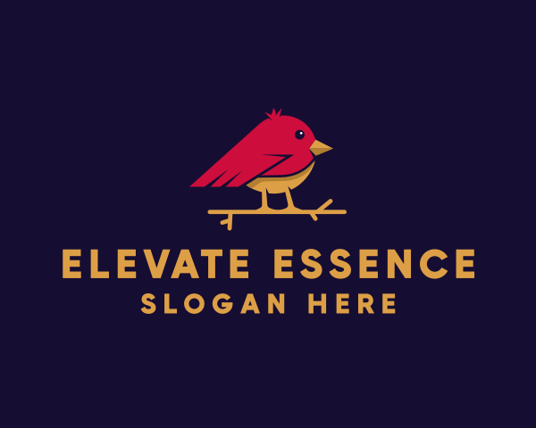 Cute Bird logo example 2