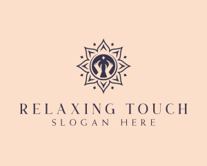 Hand Massage Lotus logo