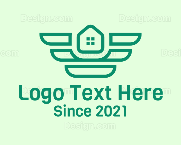 Green Winged Housing Logo
