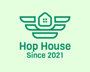 Green Winged Housing logo design