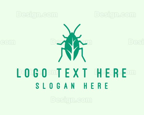Green Leaf Cockroach Logo