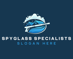 Hydro Roof Pressure Washer  logo design