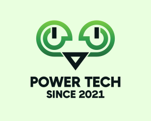 Owl Power Tech  logo design