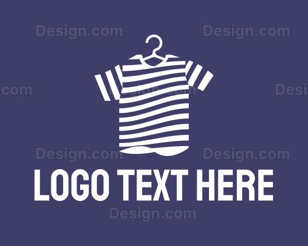 Striped Tee Shirt Logo