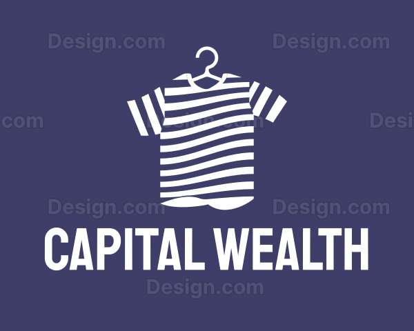 Striped Tee Shirt Logo