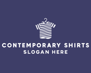 Striped Tee Shirt logo design