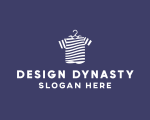 Striped Tee Shirt logo design