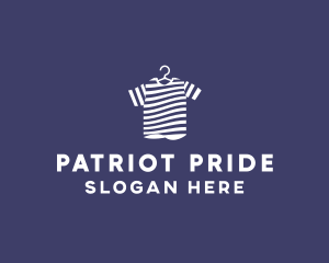 Striped Tee Shirt logo design