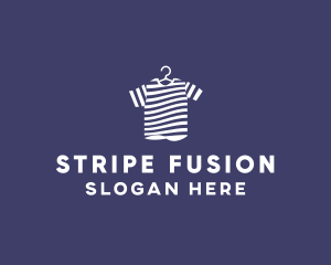 Striped Tee Shirt logo design