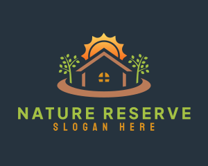 Nature Home Realtor logo design