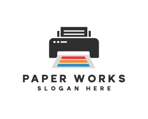 Printing Printer Paper logo