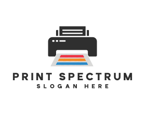 Printing Printer Paper logo design