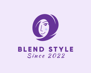 Woman Hair Styling logo design