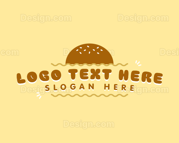 Burger Sandwich Snack Logo