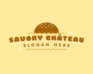 Burger Sandwich Snack logo design