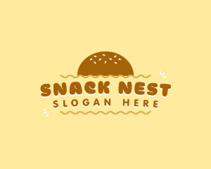 Burger Sandwich Snack logo design