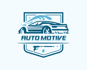 Auto Vehicle Clean logo design