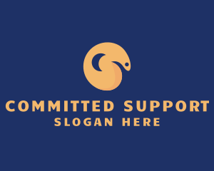 Moon Global Human Support logo design