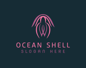 Ocean Jellyfish Aquarium logo design