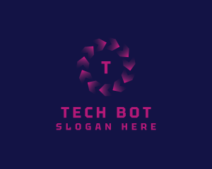 Cyber Technology AI logo design