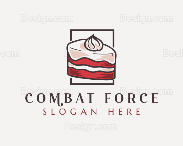 Sweet Dessert Cake Logo