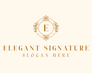 Wedding Floral Boutique logo design