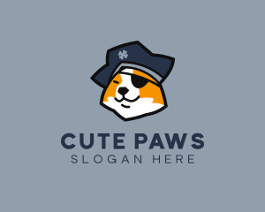 Pirate Dog Pet logo