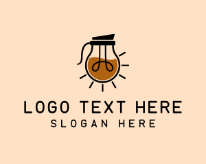 Coffee Light Bulb  logo