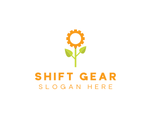 Sunflower Gear Plant logo design