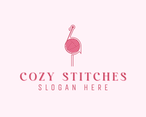 Weaving Crochet Yarn logo design