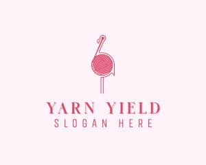 Weaving Crochet Yarn logo design