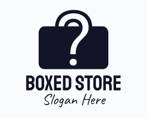 Question Briefcase Mystery logo design