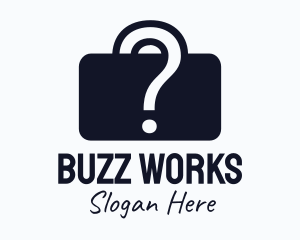 Question Briefcase Mystery logo design