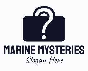 Question Briefcase Mystery logo design