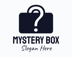 Question Briefcase Mystery logo design