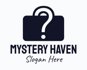 Question Briefcase Mystery logo design