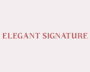 Luxurious Elegant Brand logo design