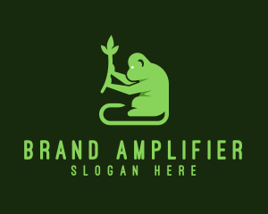 Natural Plant Monkey logo design