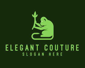 Natural Plant Monkey logo design