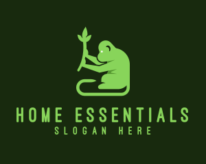 Natural Plant Monkey logo design