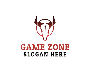 Geometric Bull Horn logo